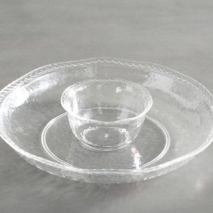 Rope Melamine Chip and Dip Server